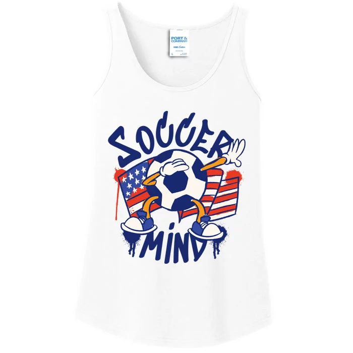 Soccer Mind USA Ladies Essential Tank