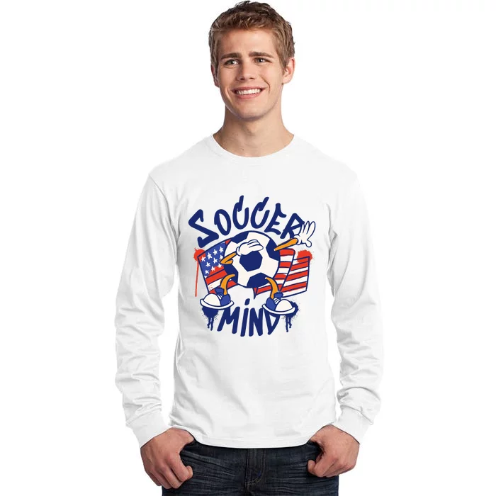 Soccer Mind USA Tall Long Sleeve T-Shirt