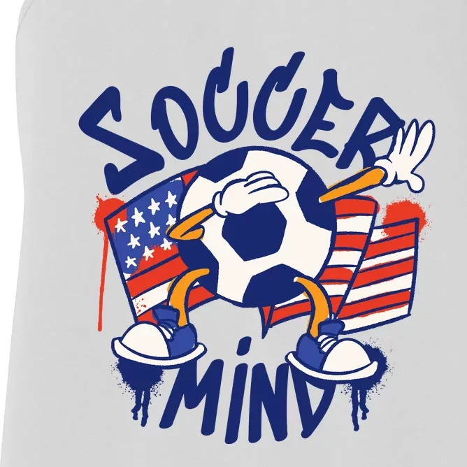 Soccer Mind USA Women's Racerback Tank