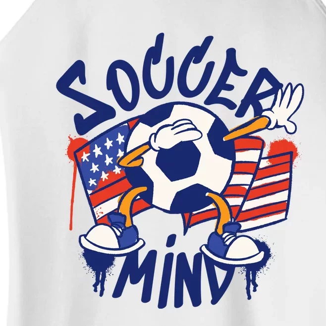 Soccer Mind USA Women’s Perfect Tri Rocker Tank