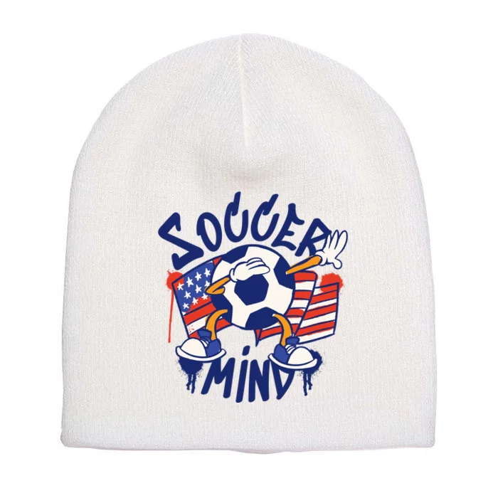 Soccer Mind USA Short Acrylic Beanie