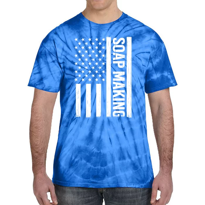 Soap Making Us Flag Soapmaker Vintage Soap Maker Great Gift Tie-Dye T-Shirt