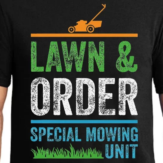 Special Mowing Unit Lawn & Order Lawn Mowers Pajama Set