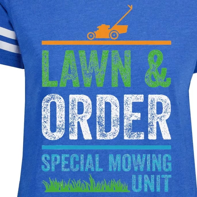 Special Mowing Unit Lawn & Order Lawn Mowers Enza Ladies Jersey Football T-Shirt