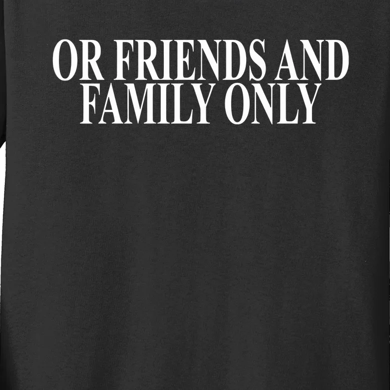 Shawn Mendes Updates Or Friends And Family Only Kids Long Sleeve Shirt