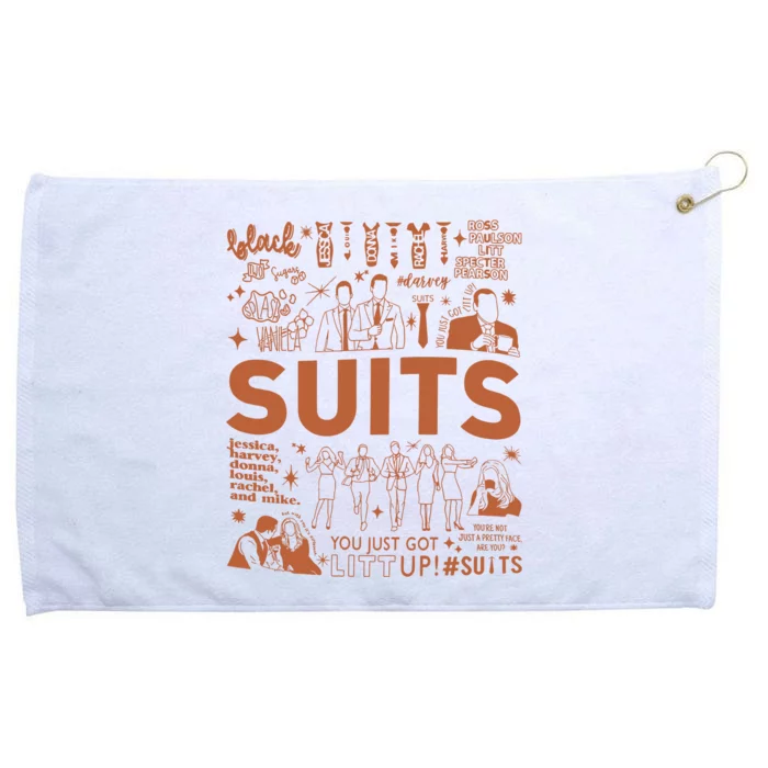 Suits Movie Vintage Harvey Specter Vintage Grommeted Golf Towel