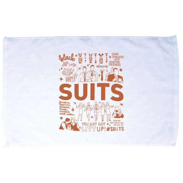 Suits Movie Vintage Harvey Specter Vintage Microfiber Hand Towel