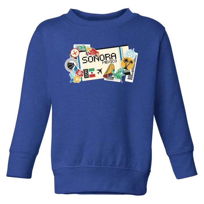 Sonora Mexican Vacation Holidays Estado De Sonora Mexico Funny Gift Toddler Sweatshirt