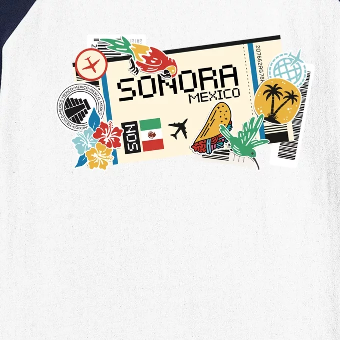 Sonora Mexican Vacation Holidays Estado De Sonora Mexico Funny Gift Baseball Sleeve Shirt