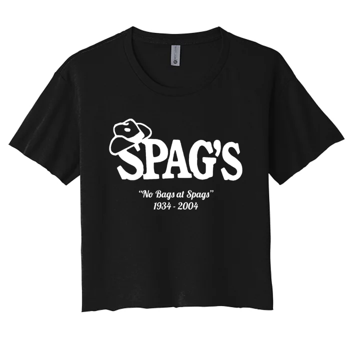 Spags Massachusetts Vintage Retro Company Worcester Women's Crop Top Tee