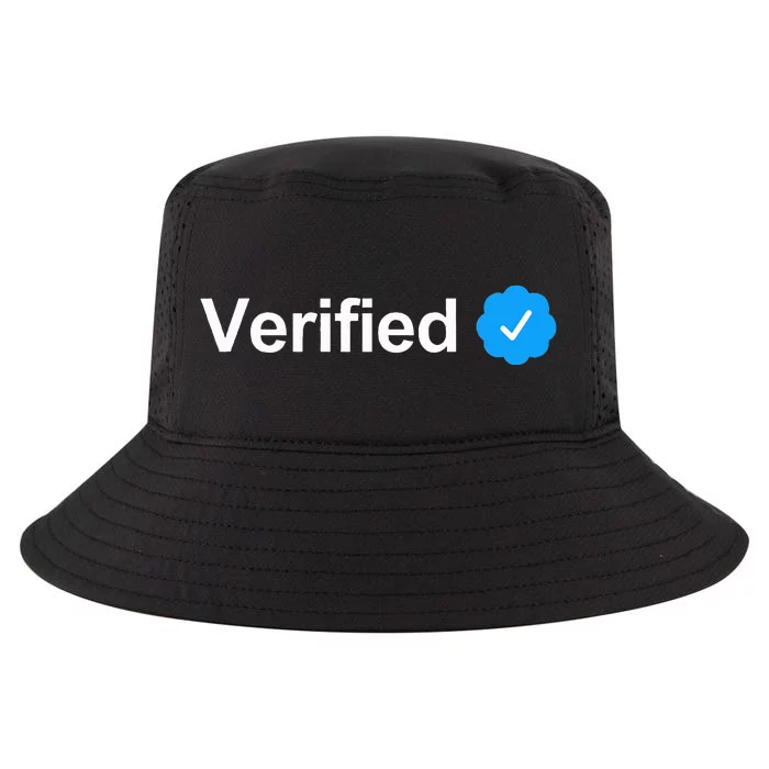 Social Media Verified Account Check Mark Cool Comfort Performance Bucket Hat