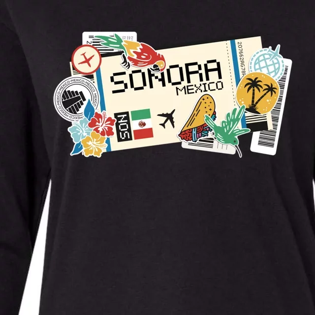 Sonora Mexican Vacation Holidays Estado De Sonora Mexico Gift Womens Cotton Relaxed Long Sleeve T-Shirt