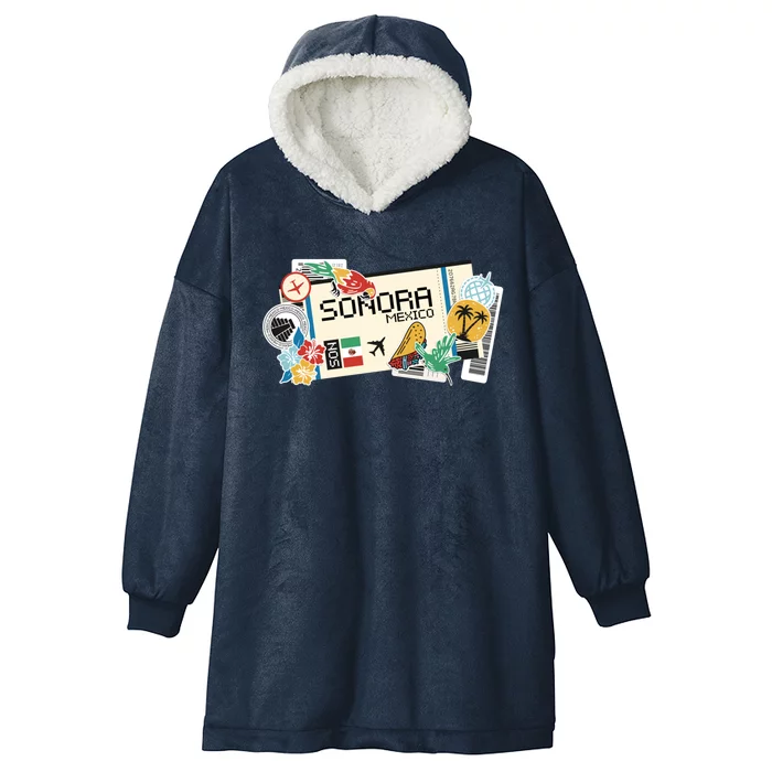 Sonora Mexican Vacation Holidays Estado De Sonora Mexico Gift Hooded Wearable Blanket