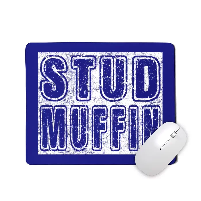 Stud Muffin Vintage Graphic Muffin Pun Meaningful Gift Mousepad