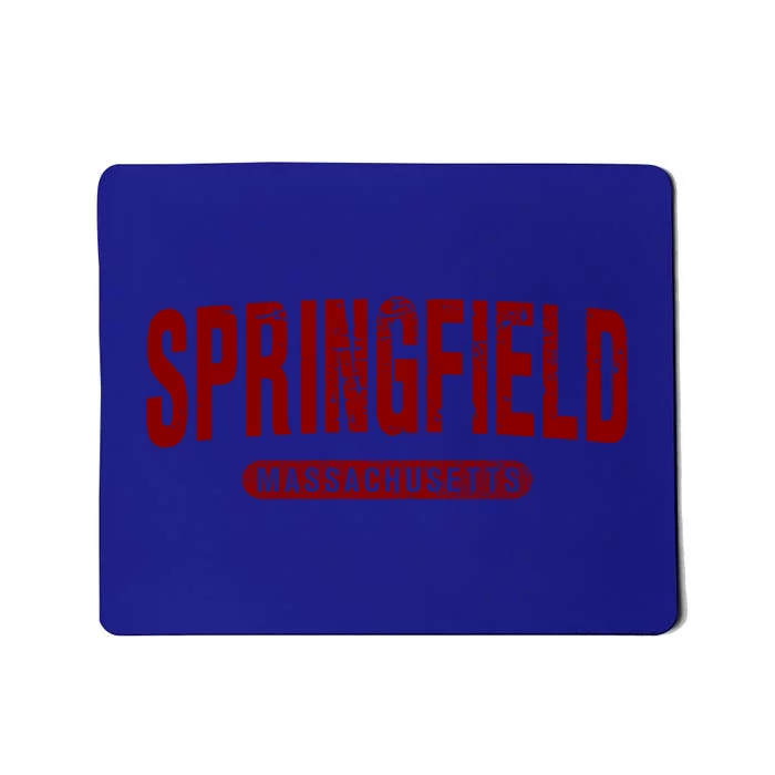 Springfield Massachusetts Vintage University College Style Gift Mousepad