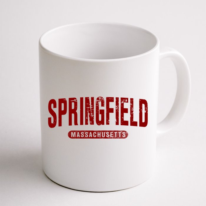 Springfield Massachusetts Vintage University College Style Gift Front & Back Coffee Mug