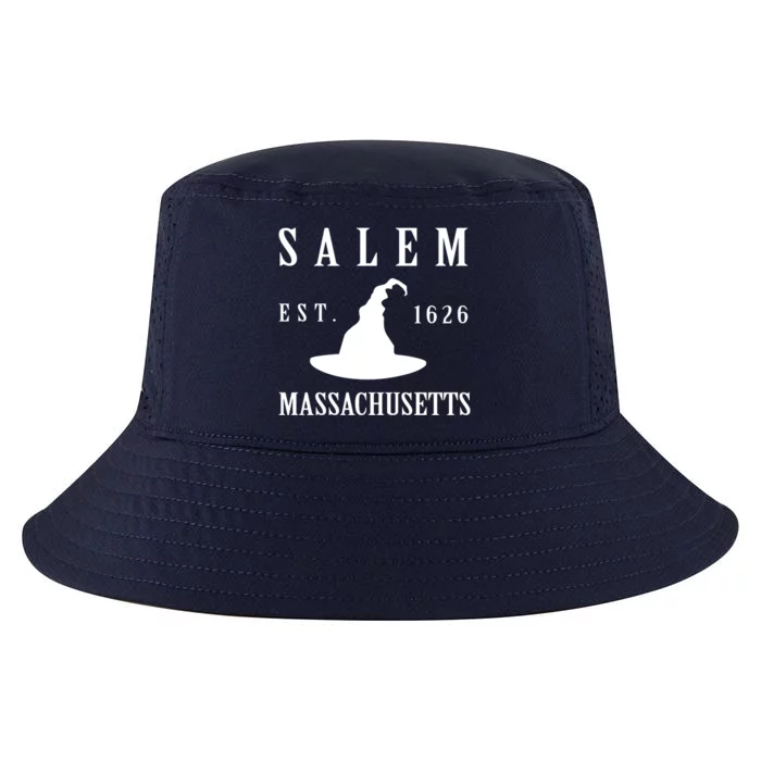 Salem Massachusetts Witch Gift Cool Comfort Performance Bucket Hat