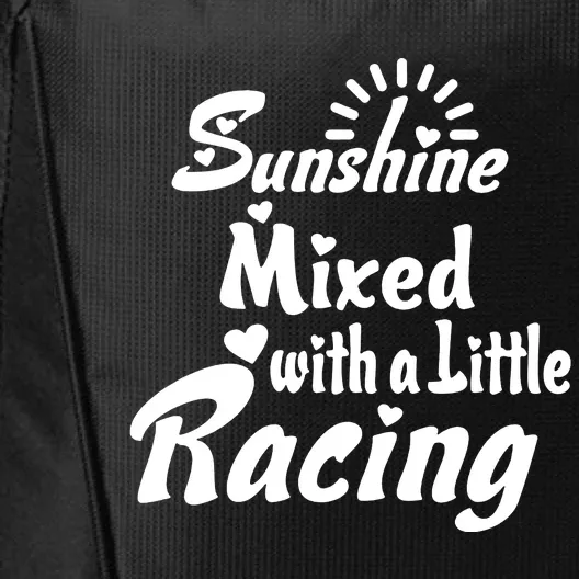 Sunshine Mixed With A Little Racing City Backpack