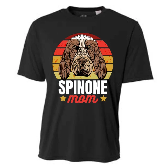 Spione Mom With A Dog Cute Gift Cooling Performance Crew T-Shirt