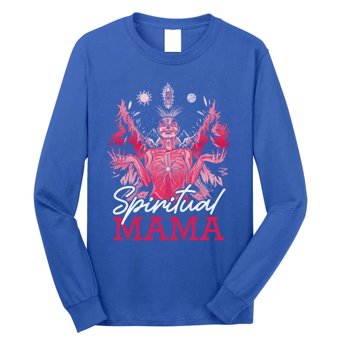 Spiritual Mama Who Love Yoga And Meditation Gift Long Sleeve Shirt