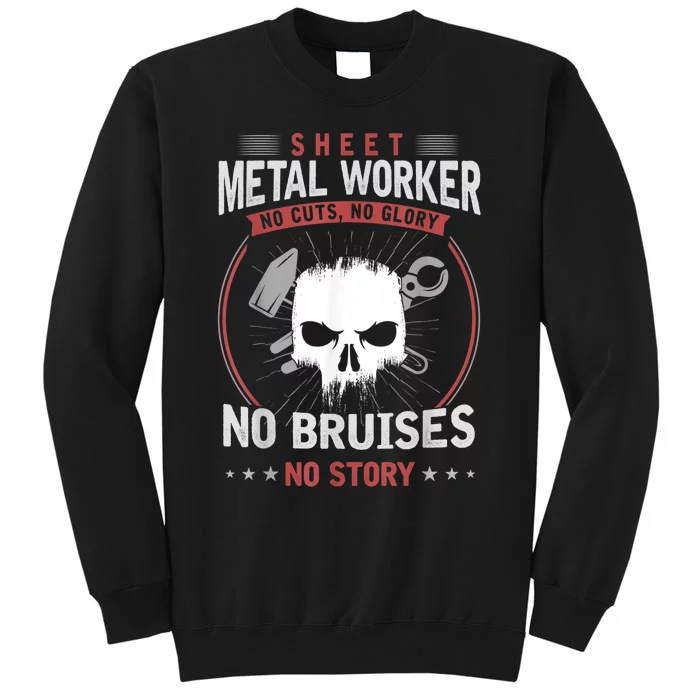 Sheet Metal Worker Tall Sweatshirt