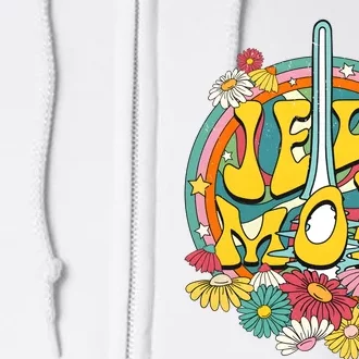 Jedi Mom Flowers Mother's Day Gif Full Zip Hoodie