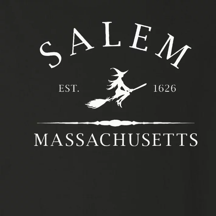 Salem Massachusetts Witch Est 1626 Letter Toddler Long Sleeve Shirt