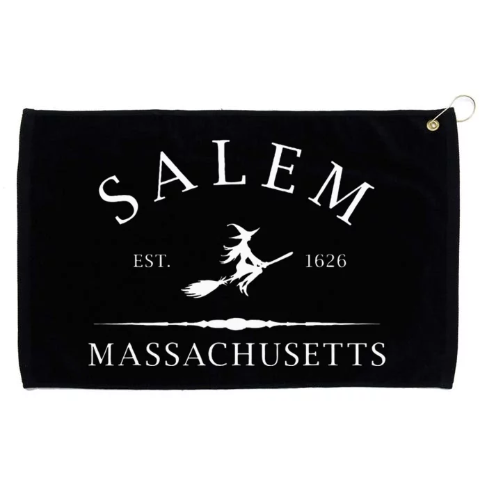 Salem Massachusetts Witch Est 1626 Letter Grommeted Golf Towel