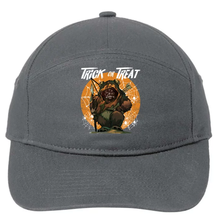 Star Movie Wars Ewok Trick Or Treat Halloween Not So Scary Part 7-Panel Snapback Hat