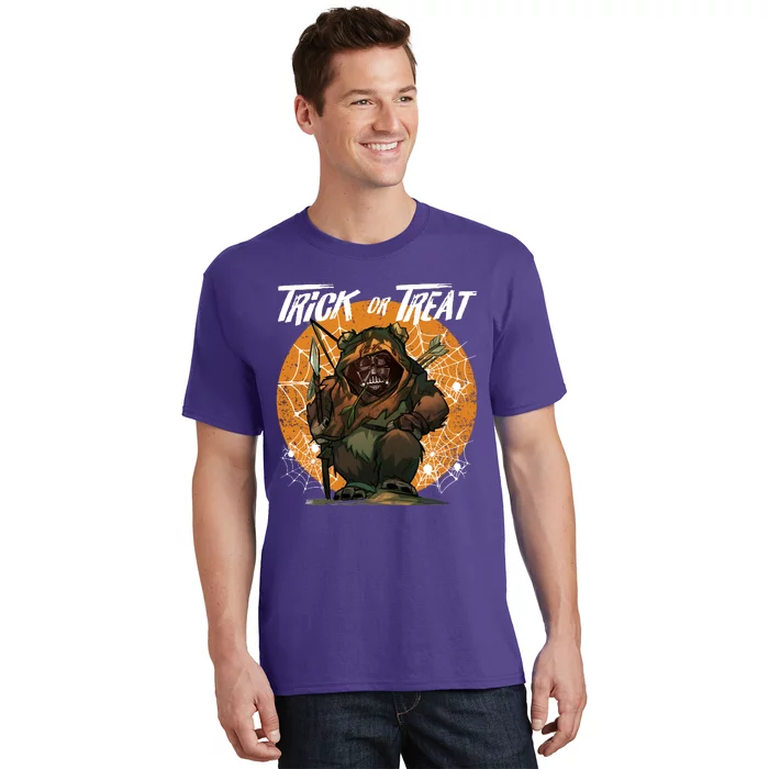 Star Movie Wars Ewok Trick Or Treat Halloween Not So Scary Part T-Shirt