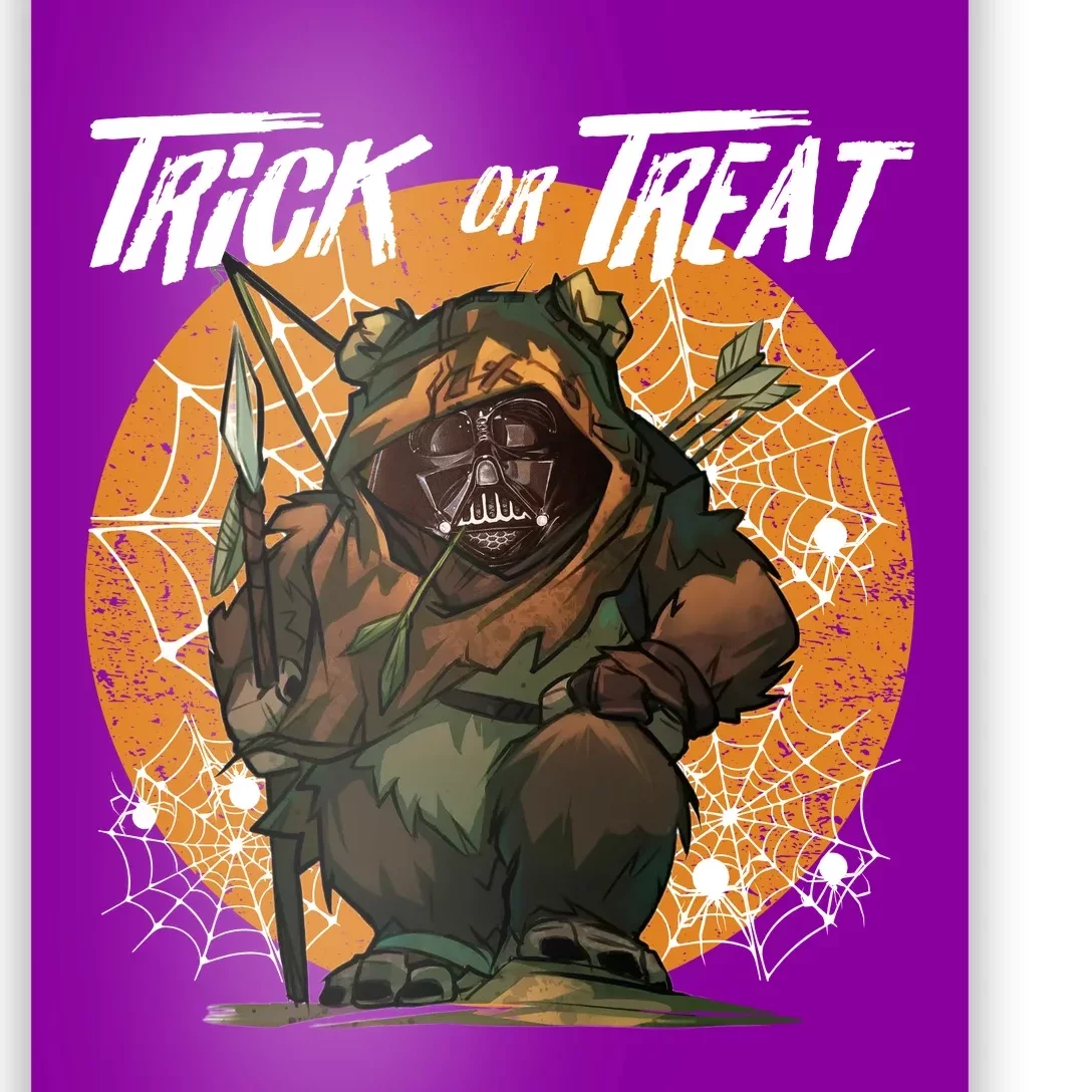 Star Movie Wars Ewok Trick Or Treat Halloween Not So Scary Part Poster