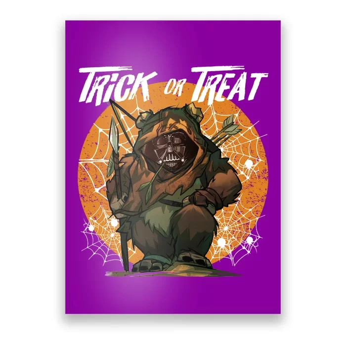 Star Movie Wars Ewok Trick Or Treat Halloween Not So Scary Part Poster