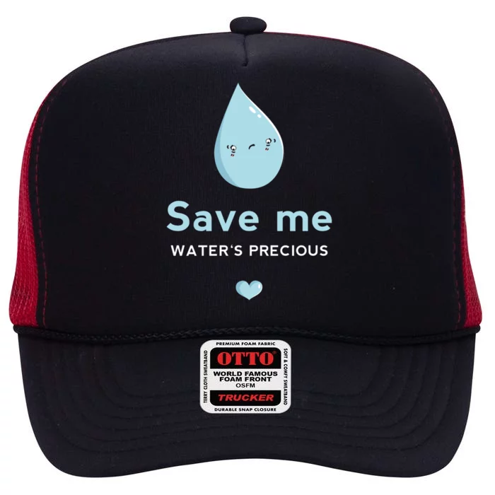 Save Me Water's Precious Gift High Crown Mesh Trucker Hat