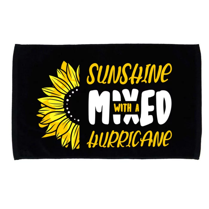 Sunshine Mixed With A Hurricane Great Gift Microfiber Hand Towel