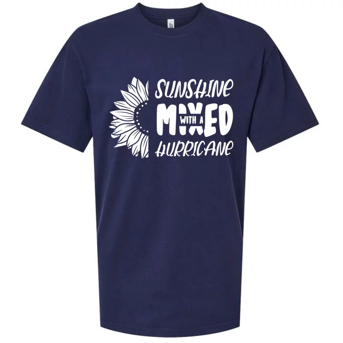 Sunshine Mixed With A Hurricane Gift Sueded Cloud Jersey T-Shirt