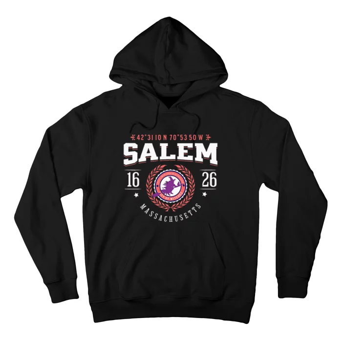 Salem Massachusetts Witch Tourist Souvenir Halloween Hoodie