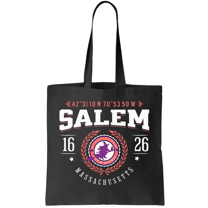 Salem Massachusetts Witch Tourist Souvenir Halloween Tote Bag