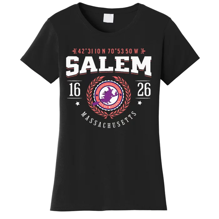 Salem Massachusetts Witch Tourist Souvenir Halloween Women's T-Shirt