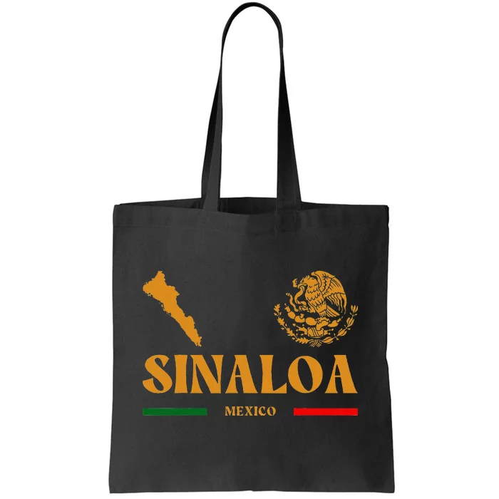 Sinaloa Mexico With Mexican Emblem Sinaloa Tote Bag