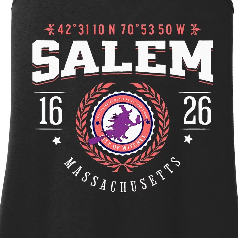 Salem Massachusetts Witch Tourist Souvenir Halloween Ladies Essential Tank