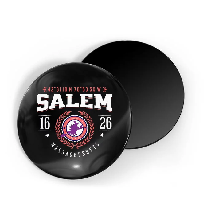 Salem Massachusetts Witch Tourist Souvenir Halloween Magnet