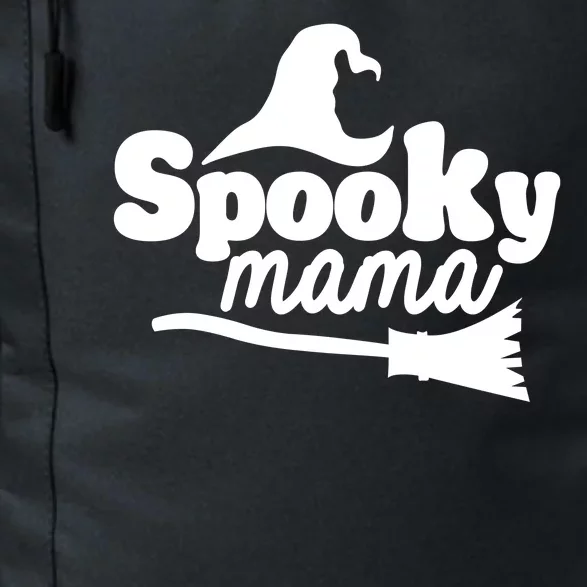 Spooky Mama Witch Broom Halloween Daily Commute Backpack