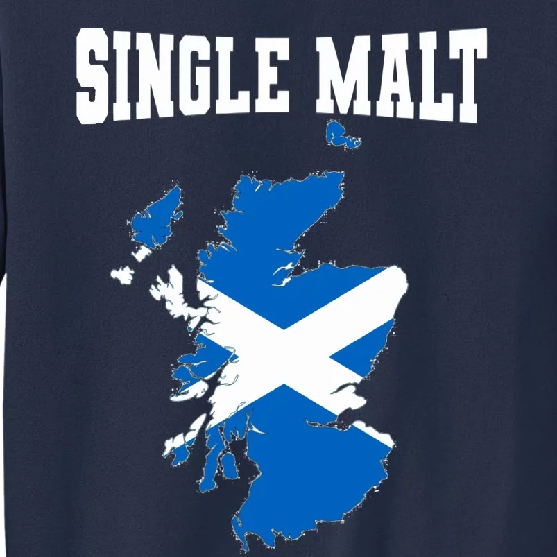 Single Malt Whisky Scotch Lovers Scotland Flag Sweatshirt