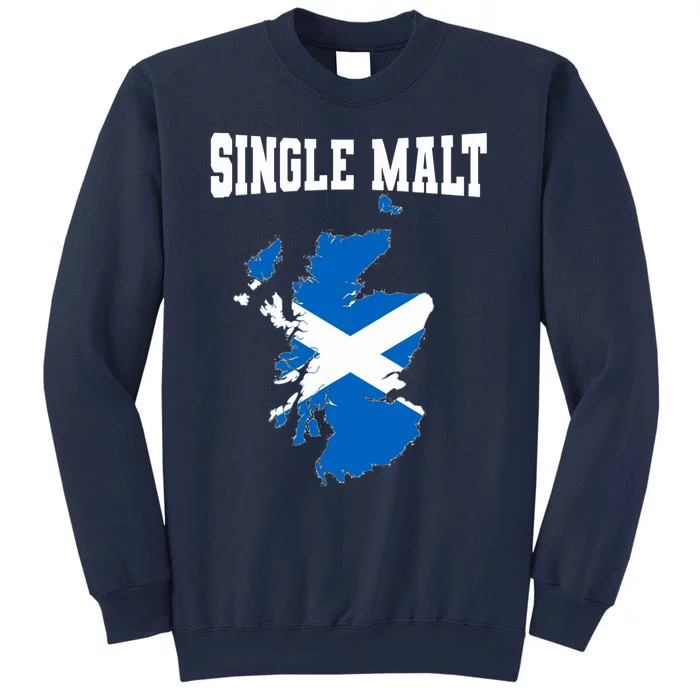 Single Malt Whisky Scotch Lovers Scotland Flag Sweatshirt