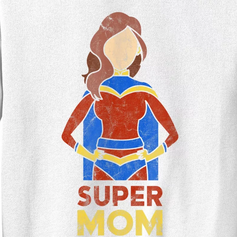 Super Mom Wo Mothers Day Gift from Son Mommy Mama Sweatshirt