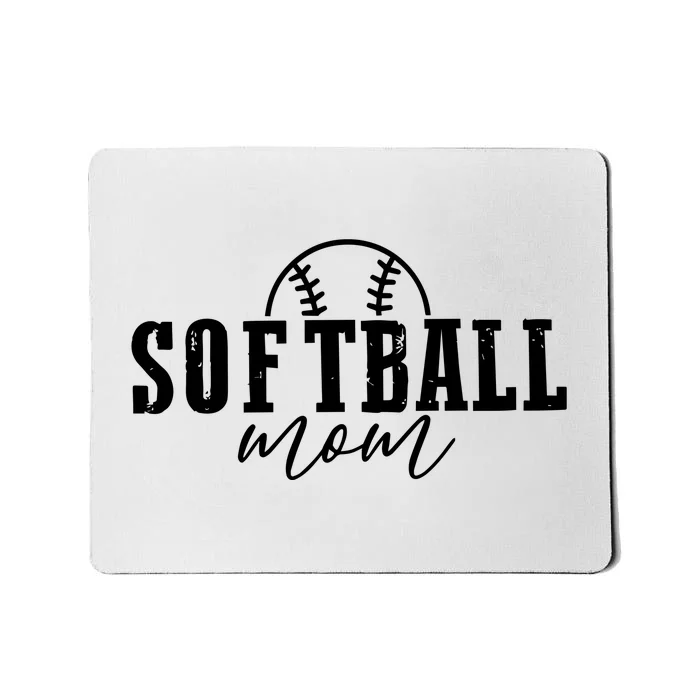 Softball Mom Wallet Is Empty Heart Is Full Mousepad