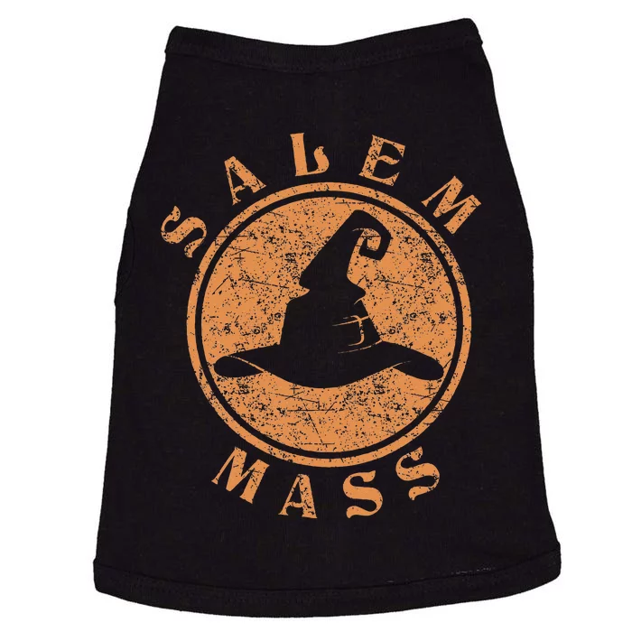 Salem Mass Witch Trials Wiccan Symbol Womens Halloween Doggie Tank