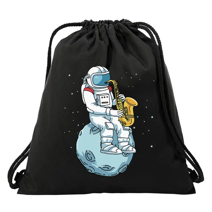 Saxophone Men Women Saxophonist Gifts Jazz Music Drawstring Bag