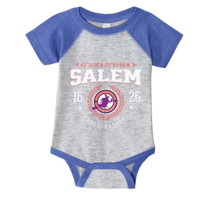 Salem Massachusetts Witch Tourist Souvenir Halloween Infant Baby Jersey Bodysuit