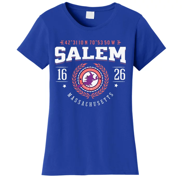 Salem Massachusetts Witch Tourist Souvenir Halloween Women's T-Shirt